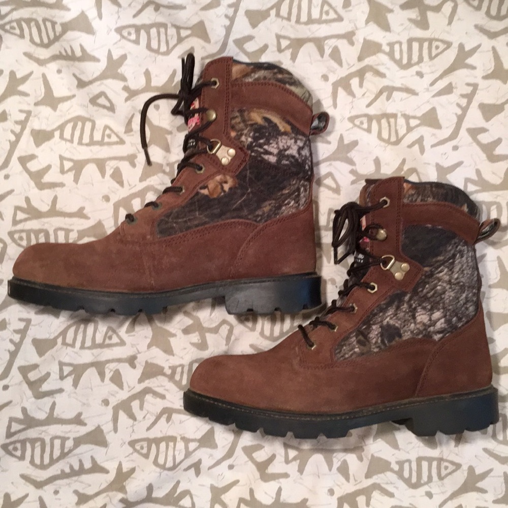 Brahma Thinsulate Hunter Camouflaged Boots Sz. 8